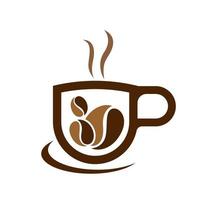 immagini del logo della tazza di caffè vettore