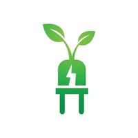 immagini del logo eco energia vettore