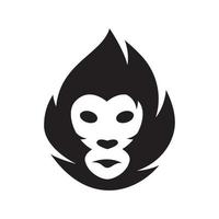 gorilla logo immagini illustrazione vettore
