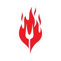 caldo griglia logo immagini illustrazione vettore