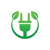 immagini del logo eco energia vettore