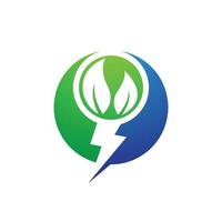 immagini del logo eco energia vettore
