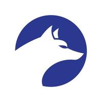 immagini del logo del lupo vettore
