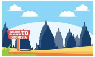 piatto illustrazione di sorprendente turista attrazioni nel Indonesia, vettore isometrico illustrazione adatto per diagrammi, infografica, e altro grafico risorse