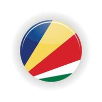 Seychelles icona cerchio vettore