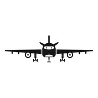 aereo riparazione aereo icona, semplice stile vettore