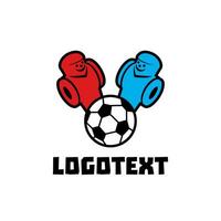 tavolo calcio calcio figura logo illustrazione design vettore