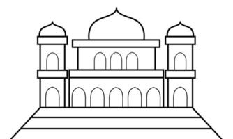 moschea design schema vettore