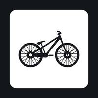 bicicletta icona nel semplice stile vettore