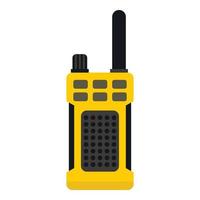 portatile Radio trasmettitore icona, piatto stile vettore