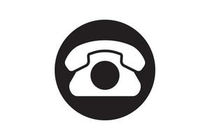 chiamata Telefono icona. comunicazione e supporto vettore simbolo. telefono cartello.