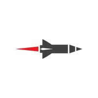 immagini del logo del missile vettore