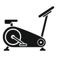 esercizio bicicletta dispositivo icona, semplice stile vettore