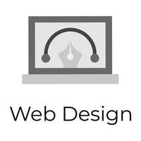 web design alla moda vettore