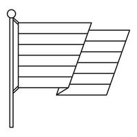 bandiera lgbt icona, schema stile vettore