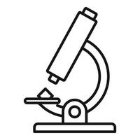 gioielliere microscopio icona, schema stile vettore