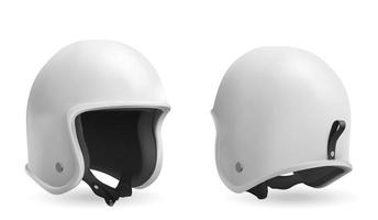 motociclo casco, retrò motociclista copricapo, accessorio vettore