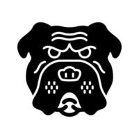 bulldog vettore icona