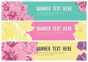 vettore di rododendro banner web