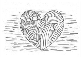 Illustrazione del cuore di vettore gratis