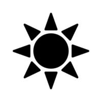 icona del vettore di radiazioni UV