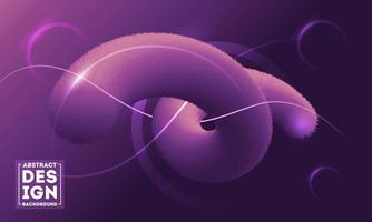 moderno viola liquido sfondo , realistico 3d piuma effetto vettore illustrazione