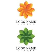 fiore logo illustrazione vettore design