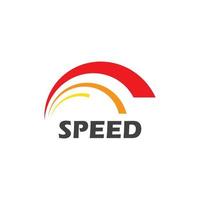 velocità logo vettore