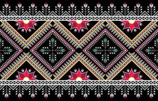 astratto etnico geometrico ikat modello. orientale africano americano messicano azteco motivo tessile e boemo modello vettore elementi. progettato per sfondo, sfondo, Stampa .vettore ikat modello.