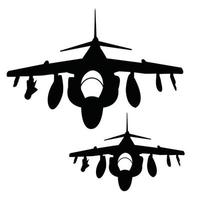 albanella Jet combattente silhouette vettore design