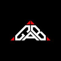 parlantina lettera logo creativo design con vettore grafico, parlantina semplice e moderno logo nel il giro triangolo forma.