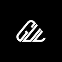 Gul lettera logo creativo design con vettore grafico, Gul semplice e moderno logo.