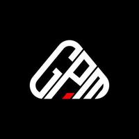 gpm lettera logo creativo design con vettore grafico, gpm semplice e moderno logo.