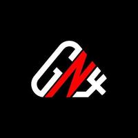 gnx lettera logo creativo design con vettore grafico, gnx semplice e moderno logo.