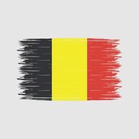 pennello bandiera belgio vettore