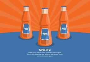 illustrazione di spritz vettore