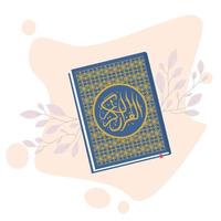 illustrazione di il santo Corano vettore