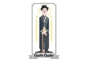 illustrazione vettoriale di charlie chaplin