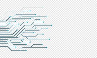 circuito tavola elettronica digitale tecnologia striscione. astratto tecnologia sfondo. Tech futuristico circuito tavola astratto striscione. vettore illustrazione