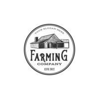 mano disegnato agricoltura logo design modello ispirazione vettore