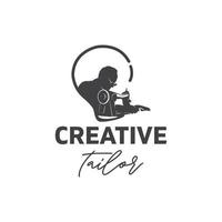 creativo sarto logo design modello ispirazione vettore