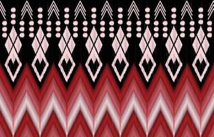 astratto ikat senza soluzione di continuità etnico nativo azteco modello orientale tradizionale ricamo stile. design geometrico ikat Stampa per vestiario, tessuto, batik, tappeto, tenda, sfondo, tessile, sfondo. vettore