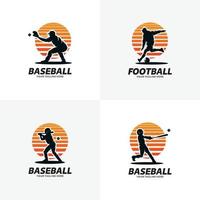impostato di sport logo design modelli vettore