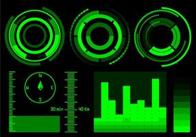 Hud elemento vettoriali gratis