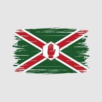 settentrionale Irlanda bandiera spazzola vettore