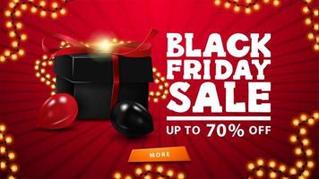 svendita del black friday, fino a 70 di sconto vettore