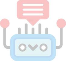 chatbot vettore icona design