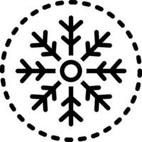 linea icona per inverno vettore