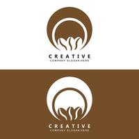 caffè logo vettore caffeina bevanda simbolo con caffè Marrone colore design per ristorante, bar e sbarra.