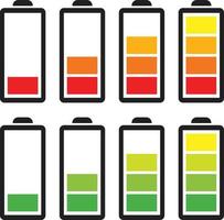 livello della batteria del telefono vettore